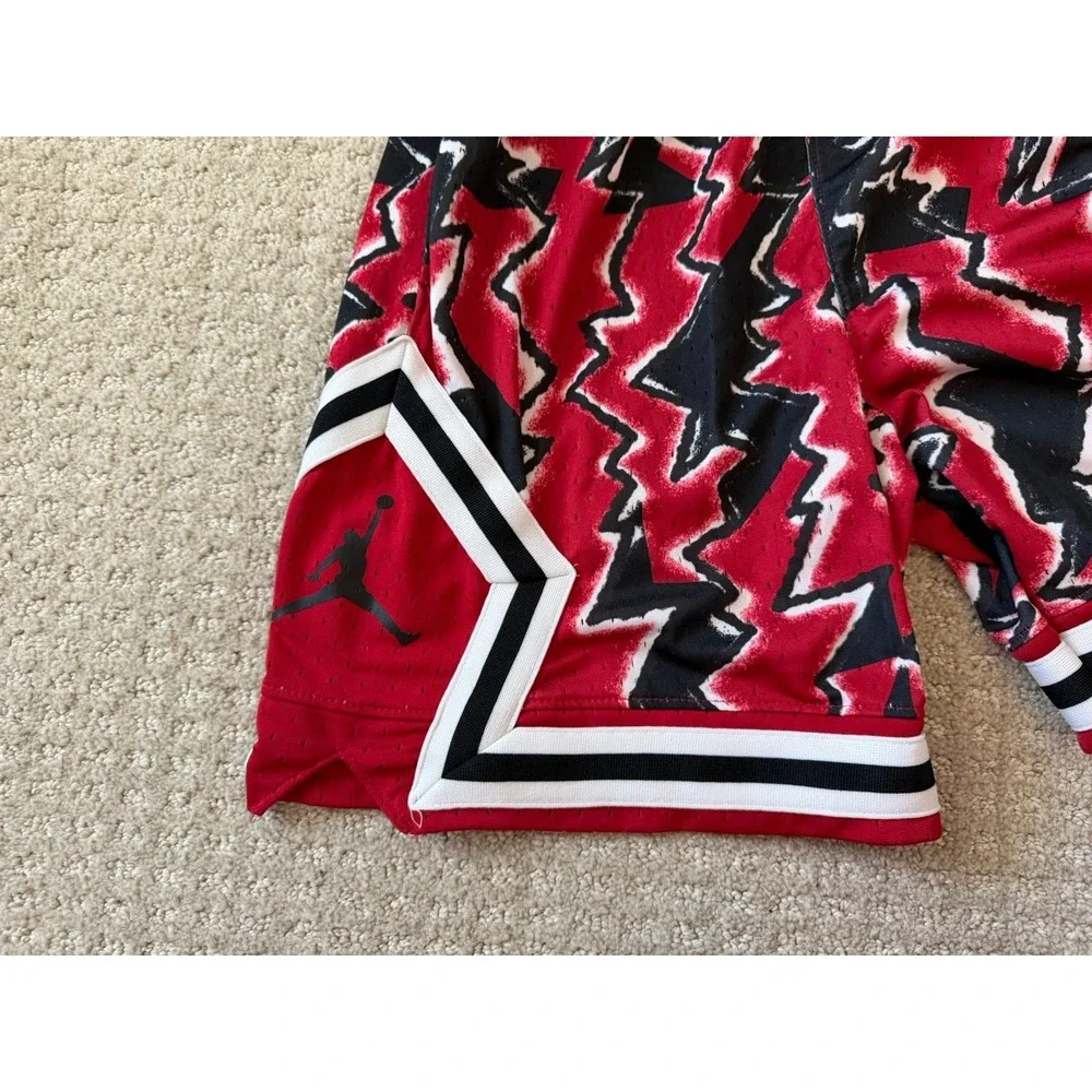 Nike Jordan Dri-FIT Diamond Shorts Breakfast Club Red Black DQ7334-687 Small